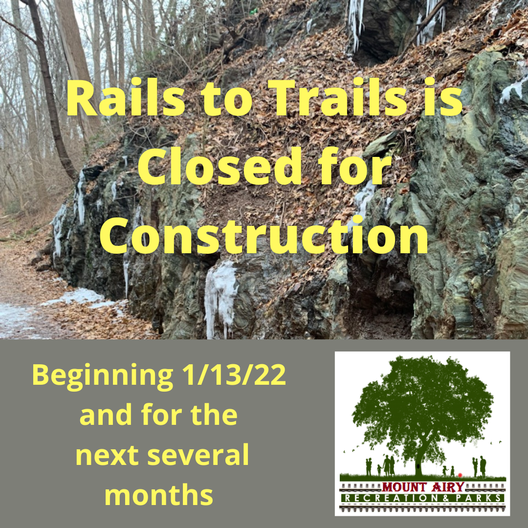 Rails to Trails is Closed for Construction Picture