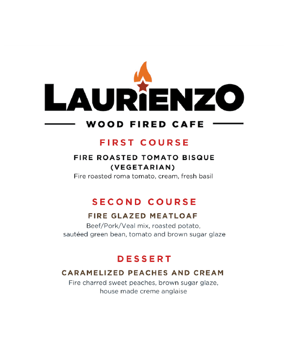 Laurienzo Restaurant Week Menu Photo