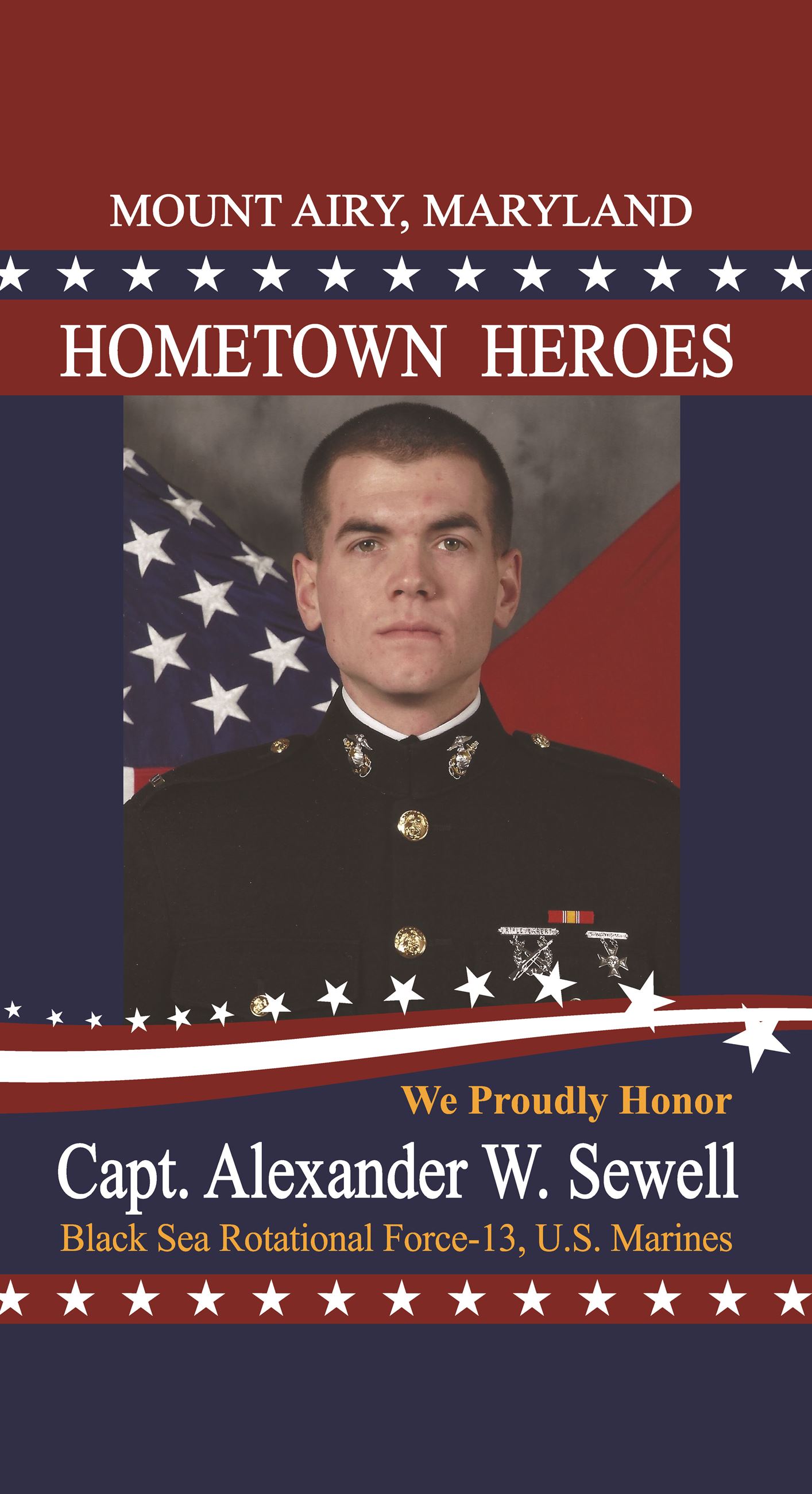 AlexanderWSewell_MtAiryHeroes-Flag-24x44-Proof001